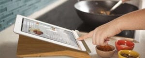 tablette tactile cuisine