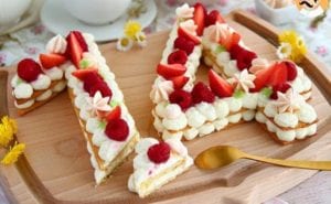 tarte chiffre number cake 