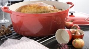 cocotte en fonte ronde ou ovale