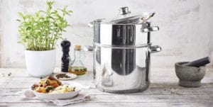 couscoussier en acier inoxydable