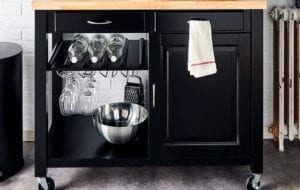 meilleure desserte cuisine roulettes