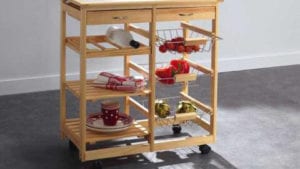 meilleure desserte cuisine roulettes