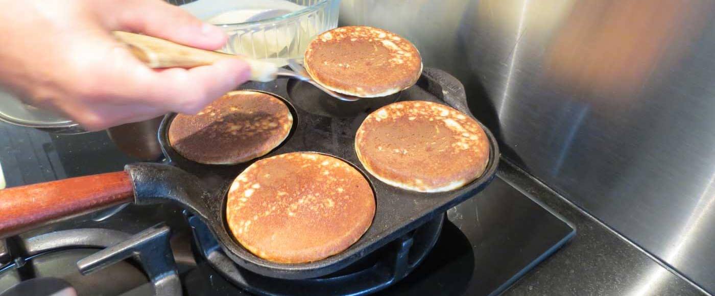 Gueri Poele a pancakes - Mini poêle induction - Poêle oeuf à 4