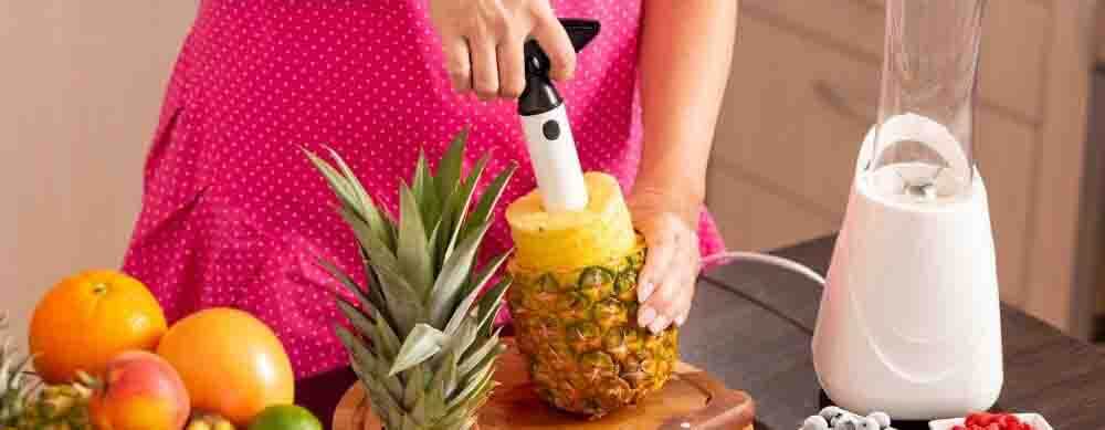 meilleur coupe ananas tranche vide ananas