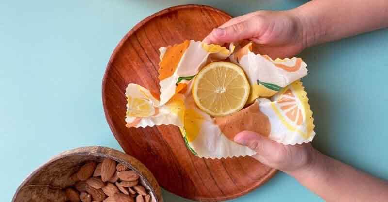 meilleur emballage alimentaire cire d'abeille bee wraps wax