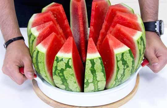 meilleur coupe pasteque et melon decoupe trancheuse couteau avis comparatif