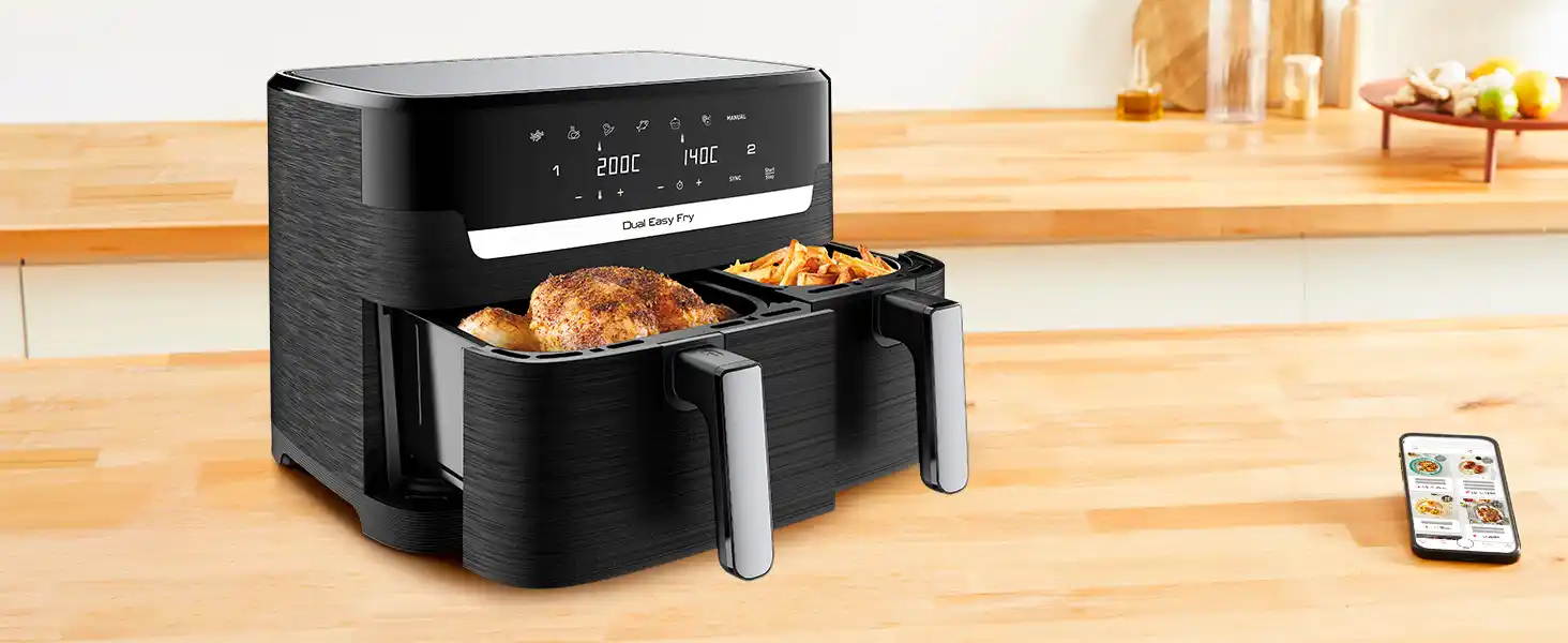 avis test essai airfryer moulinex dual easy fry