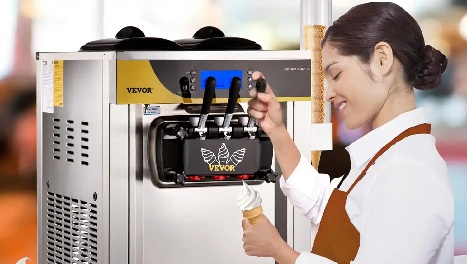 avis test essai machine glace vevor