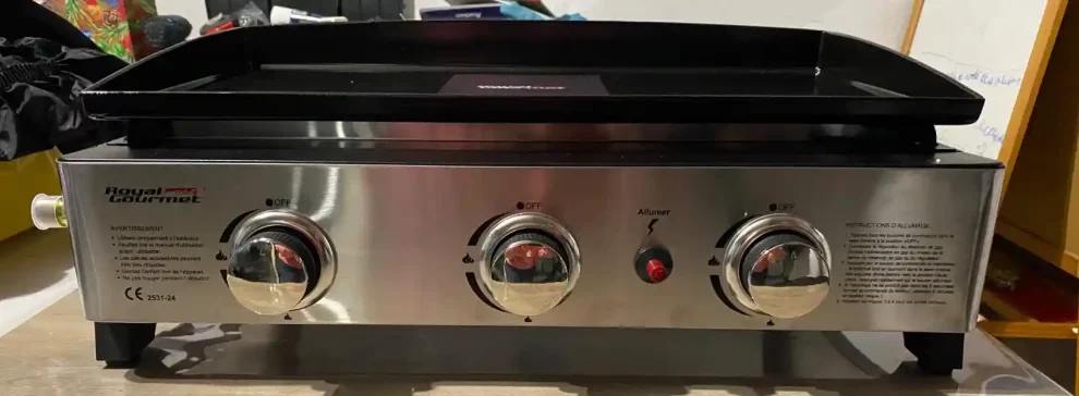 avis test essai plancha gaz royal gourmet